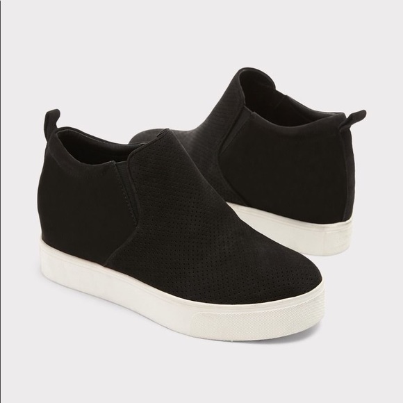j slides sallie wedge sneaker black
